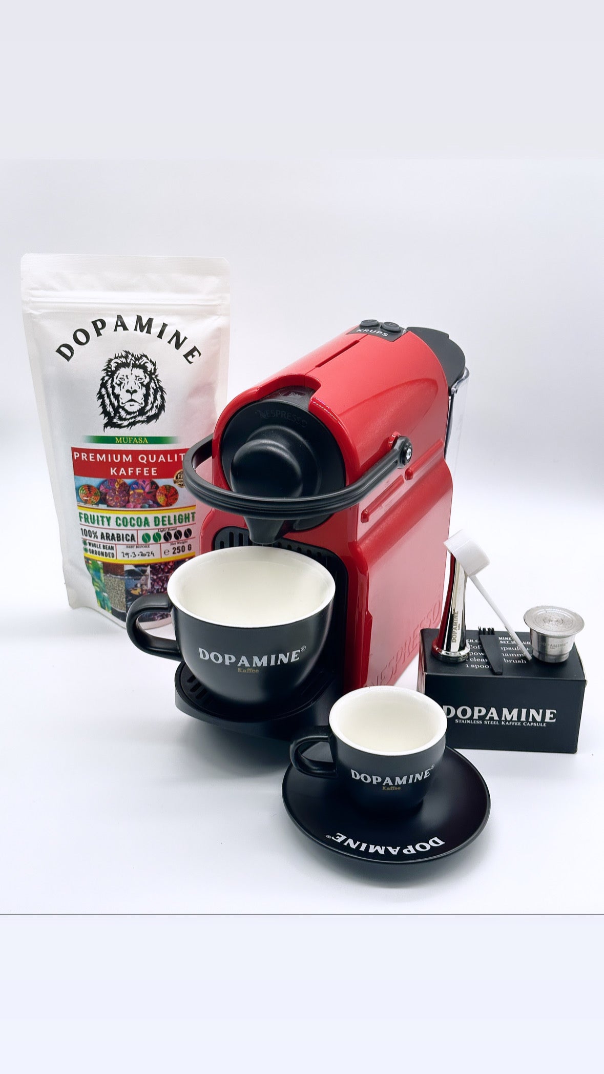 Dopamine Nespresso Inissa XN1005 - Capsule machine bundle II.