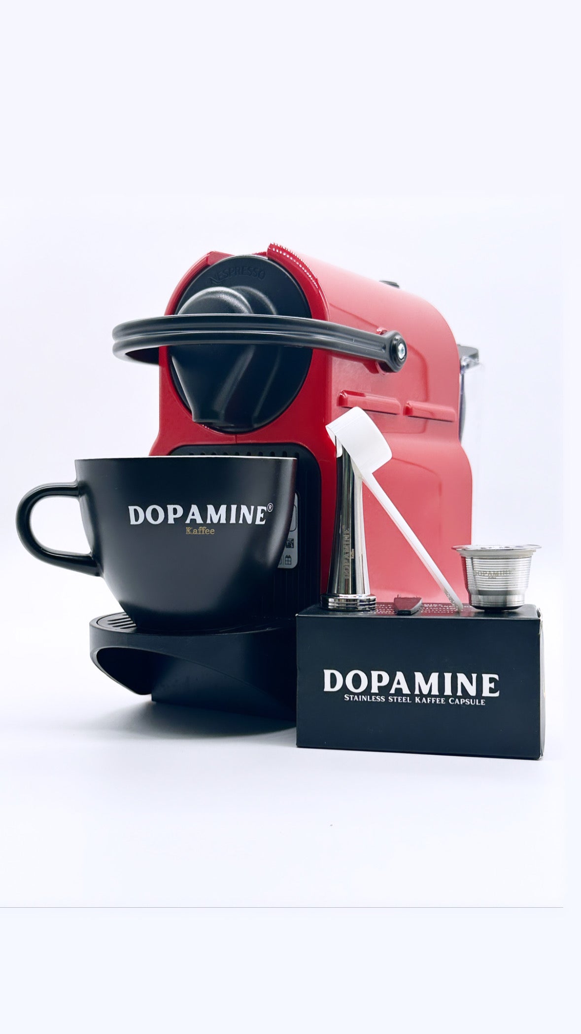 Dopamine Nespresso Inissa XN1005 - Capsule machine bundle